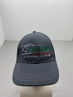 Loose Wheel Bar Grill Hat Cap Fitted M Gray Cars Breathable Stretch Microfiber